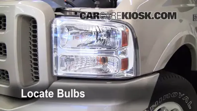 2005 Ford Excursion Limited 6.8L V10 Luces Luz de estacionamiento (reemplazar foco)